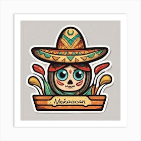 Mexican Skull 32 Art Print