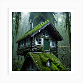 House In The Forest Art Print