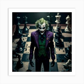 Joker Chess Art Print