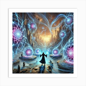 A Vivid Depiction Of The Void Creation Ability Use Art Print