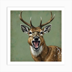 Deer Art Art Print