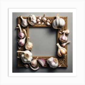 Garlic Frame 2 Art Print