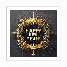 Happy New Year 53 Art Print