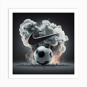 Nike Soccer Ball Art Print