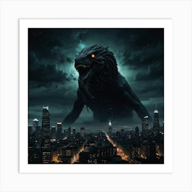 Godzilla 2 Art Print