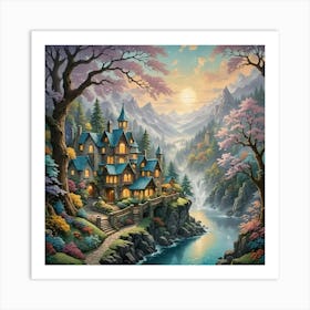 Fairytale Castle Art Print