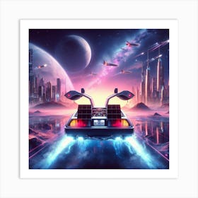 Back To The Future Art Print