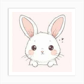 Cute Bunny 4 Art Print