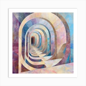 Tunnel Art Print