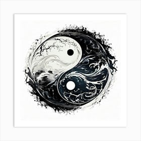 Yin And Yang Art Print