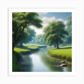 Landscape Painting 189 Art Print