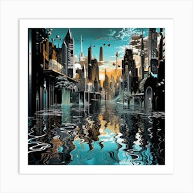 Cityscape 38 Art Print