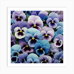 Pansies 2 Art Print