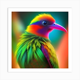 Colorful Bird 14 Art Print