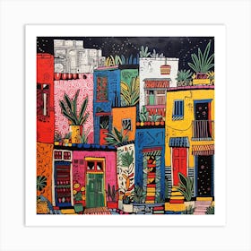 Mexican Town Art Print