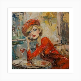 French Glamour 1960's French Chic Series 2 Art Print