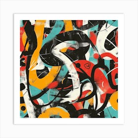 Abstract Street Art 4 Art Print