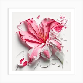 Pink Lily Art Print