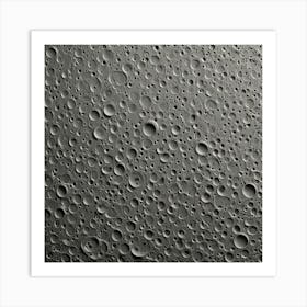 Surface Of The Moon Art Print