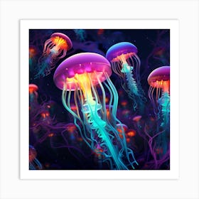 Jellyfish 8 Art Print