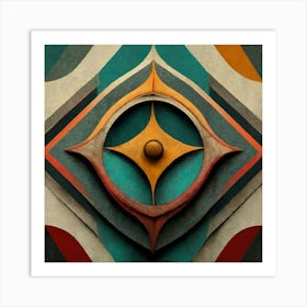 Iconic Medallion - #5 Art Print