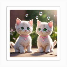 Cute Kittens Art Print