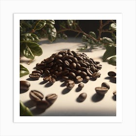 Coffee Beans 134 Art Print