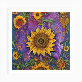 Sunflowers 12 Art Print