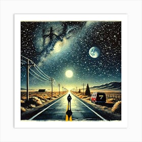 Road To Nowhere.AI Art Print