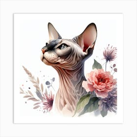 Sphinx-cat 6 Art Print