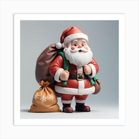 Santa Claus 4 Art Print