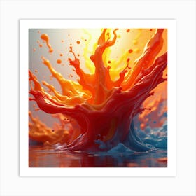 Splash Of Color Art Print