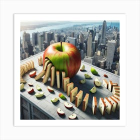 Apple Dominoes 1 Art Print