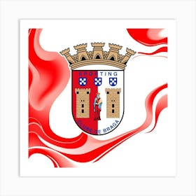 S.C. Braga Logo Wall Art 5 Art Print