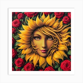 'Sunflower' Art Print
