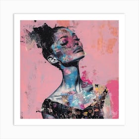 'The Girl In Pink' Art Print