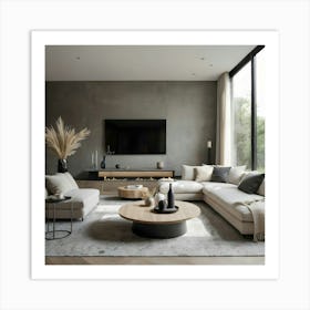 Modern Living Room 117 Art Print