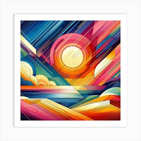 Abstract Painting 123 Art Print