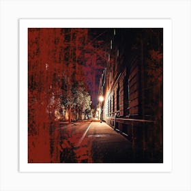 City At Night 1 Art Print