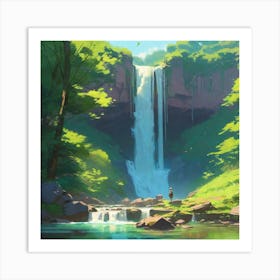 Waterfall Art Print