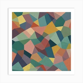 Abstract Geometric Pattern 22 Art Print