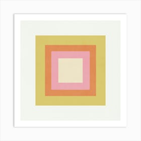 Minimalist Abstract Geometries - Candy 05 Art Print