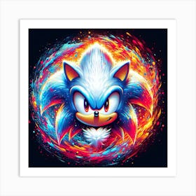 Sonic The Hedgehog 86 Art Print