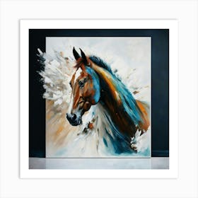 Horse Painting 2 Art Print