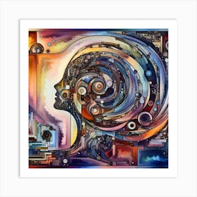 Abstract Painting 4 Art Print