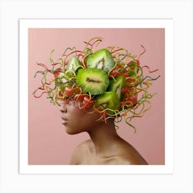 Fruit Head 1 Art Print