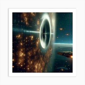 Atmospheric Distortion Field Art Print