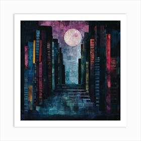 Night In The City 15 Art Print