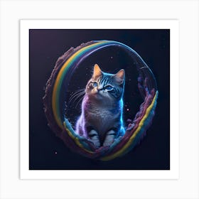 Cat Galaxy (34) Art Print