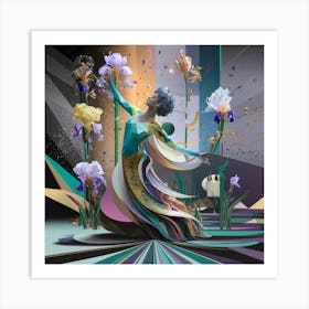 Irises Art Print